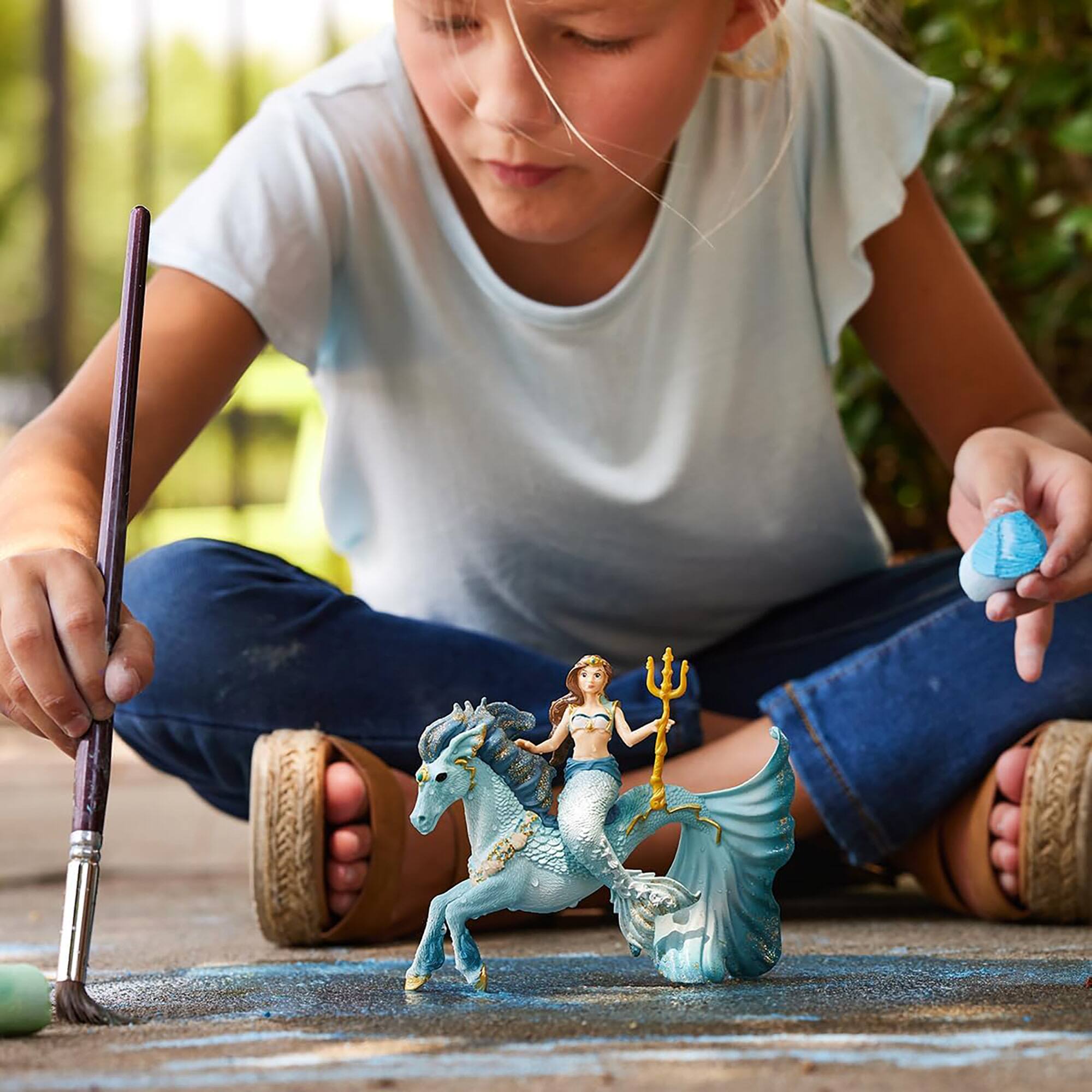 schleich® Bayala® Mermaid Eyela on Underwater Horse Figurine Playset